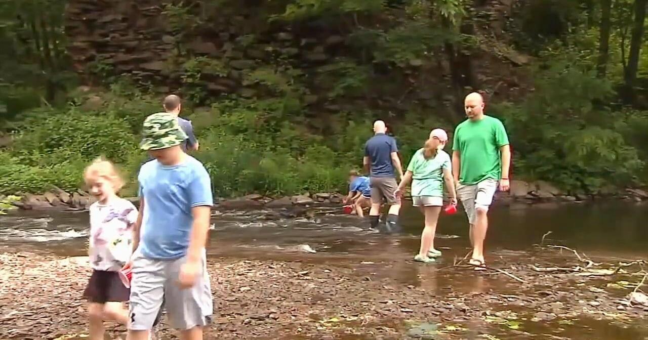 Perkiomen Valley School District students venture outside the classroom, release trout they raised for months - Vimarsana News