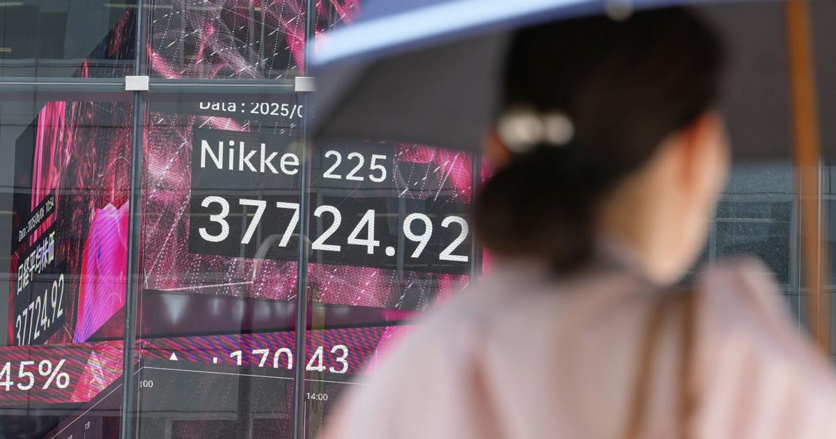 World shares are mixed ahead of Friday's US jobs report