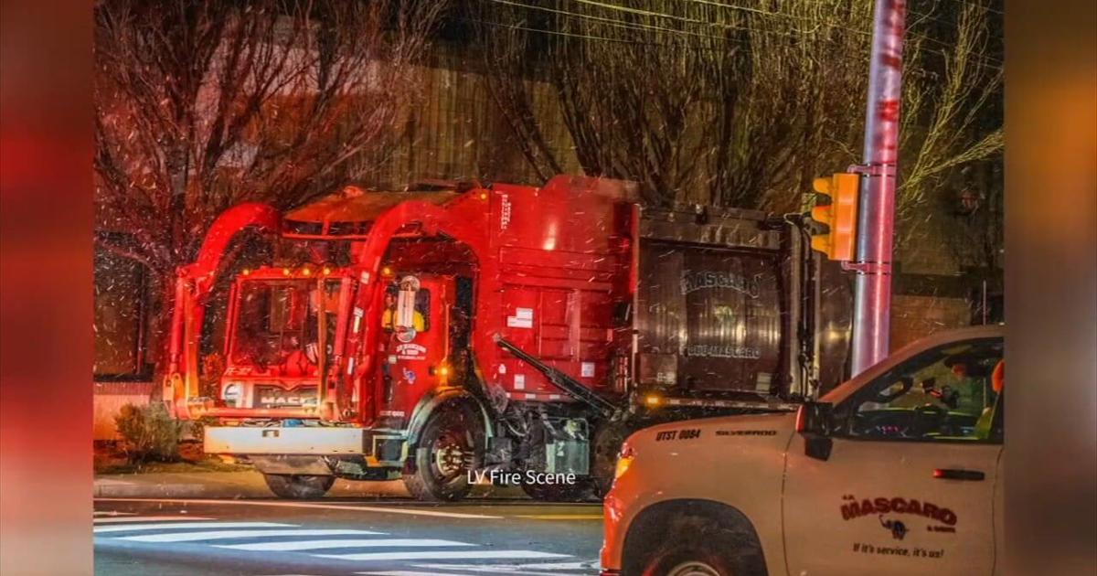 Person rescued after being trapped inside trash truck in Allentown ...