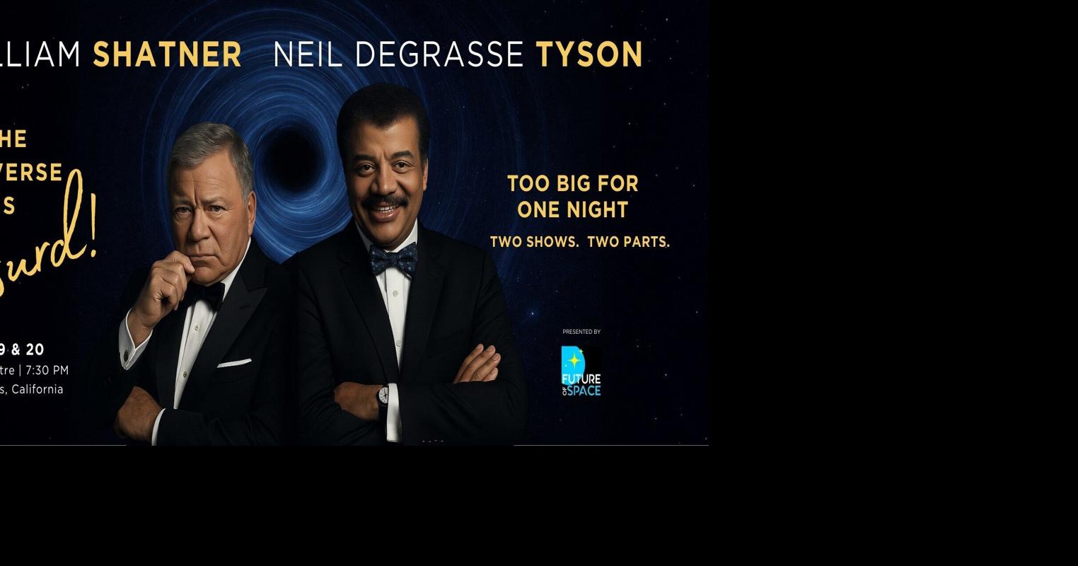 William Shatner and Neil deGrasse Tyson Reunite in Los Angeles for The Universe Is Absurd!