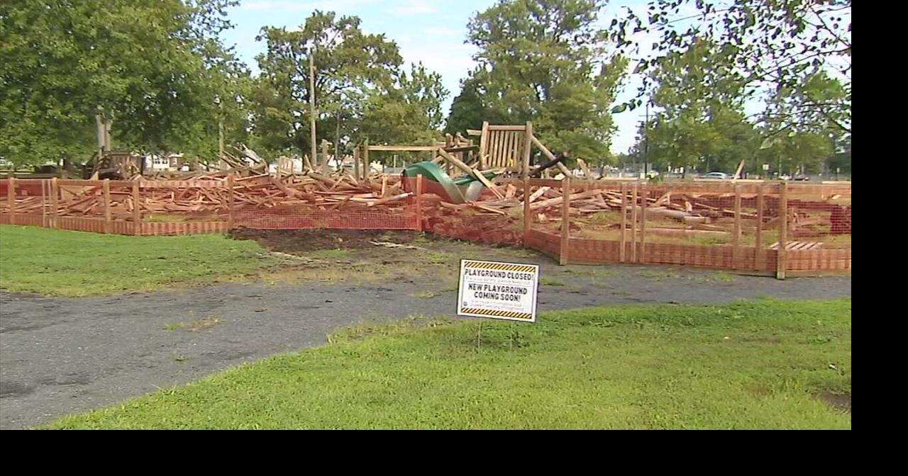 Quakertown says goodbye to wooden Panther Playground Southeastern