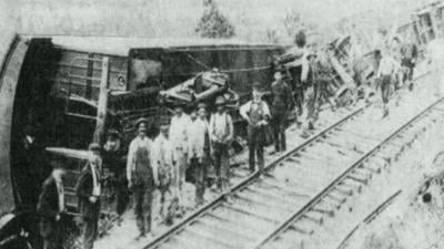 1907 Western Maryland Wreck Cress Pennsylvania VINTAGE RAILROAD