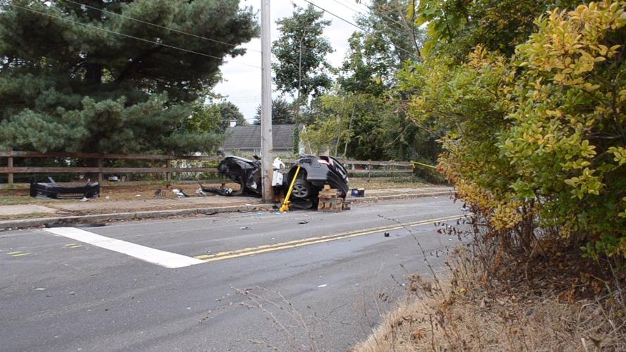 PHOTOS Stolen car chase, crash in Pottstown Southeastern