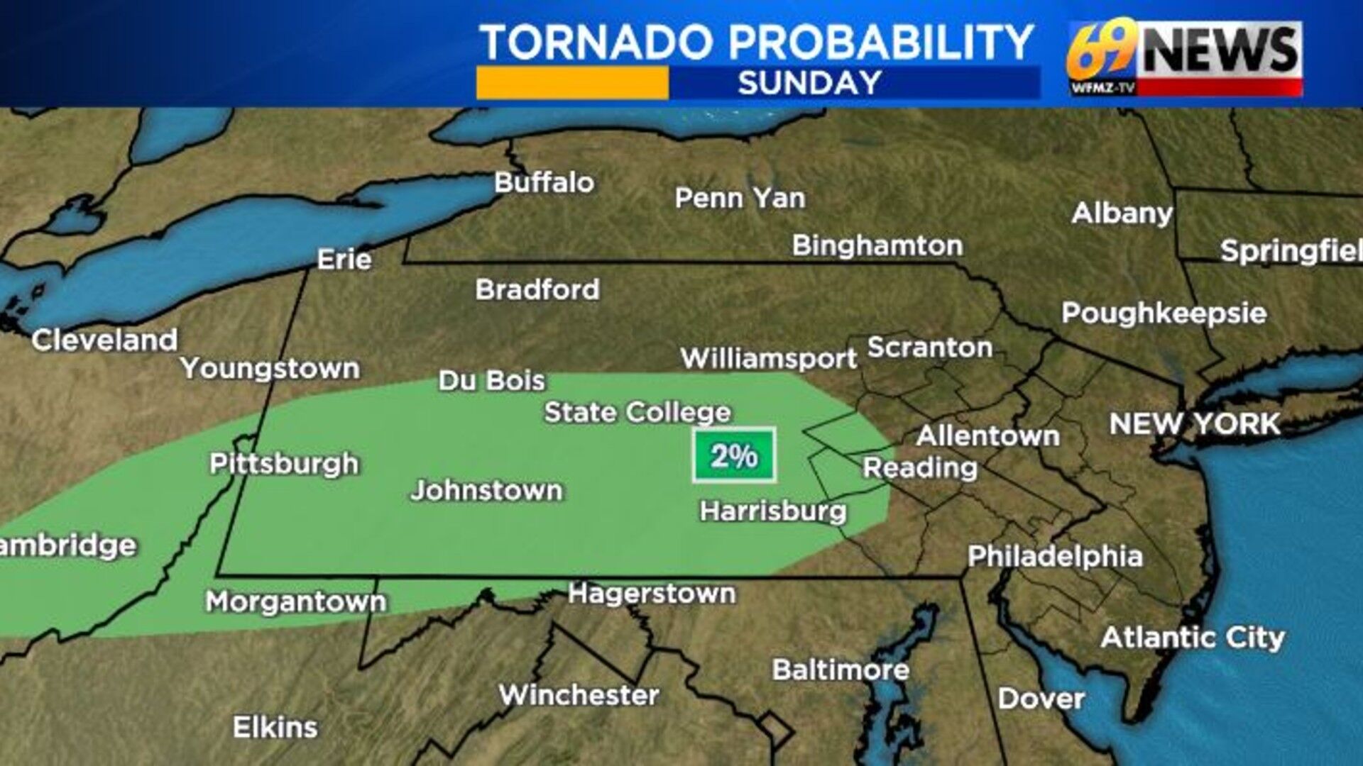 Isolated to scattered severe thunderstorms possible later Sunday ...