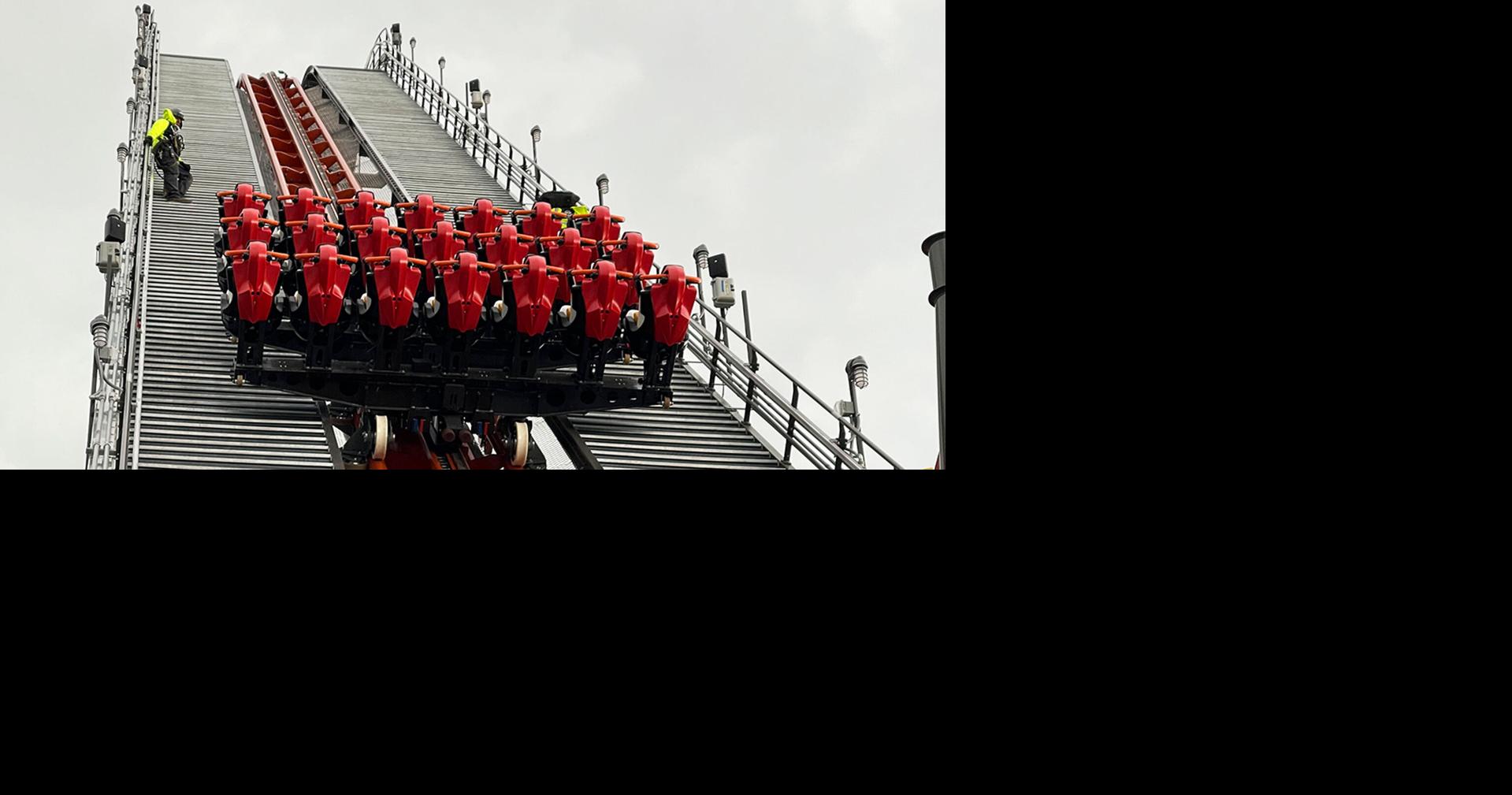 Iron Menace, Dorney Park's new coaster, completes first test run ...