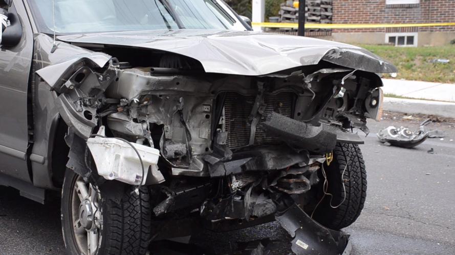 PHOTOS Stolen car chase, crash in Pottstown Southeastern