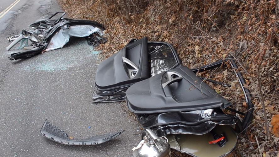 PHOTOS Stolen car chase, crash in Pottstown Southeastern