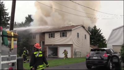 3-alarm fire tears through house in Salisbury Township | Lehigh Valley ...