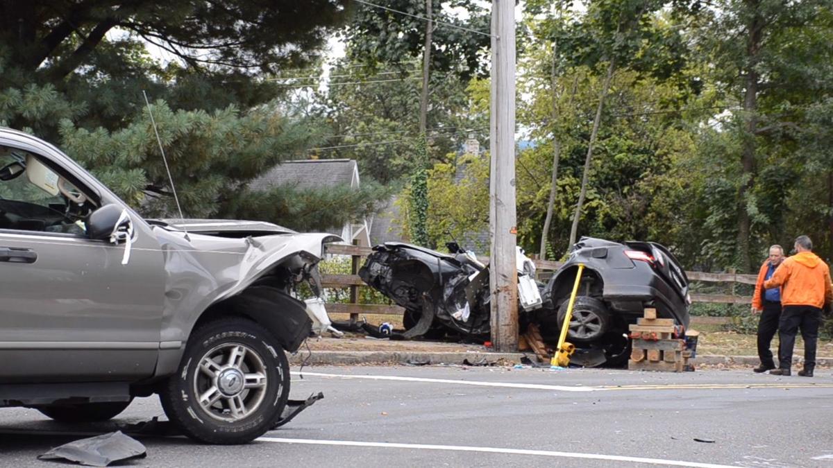 PHOTOS Stolen car chase, crash in Pottstown Southeastern