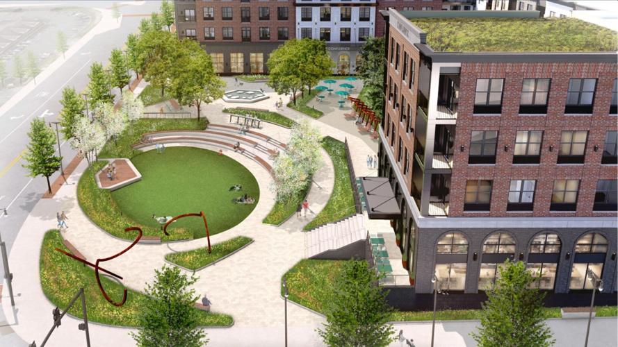 PHOTOS April 2024 Renderings of 'The Confluence' in Easton