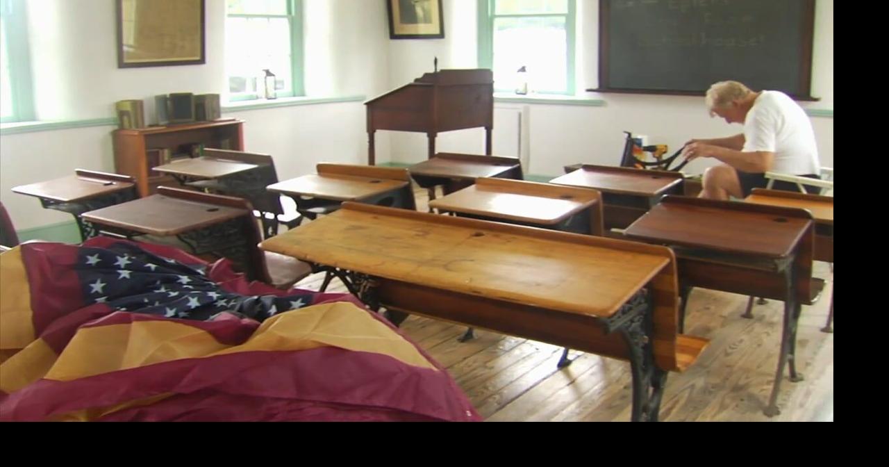 old school house classroom
