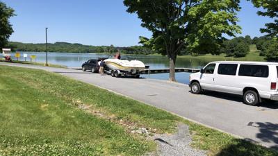 Blue Marsh Lake level low enough for boat launches to reopen | Berks