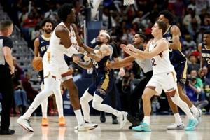 Pelicans guard Alvarado, Suns center Williams draw bans