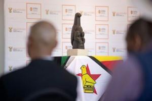 S.Africa returns stolen human remains, sacred carving to Zimbabwe