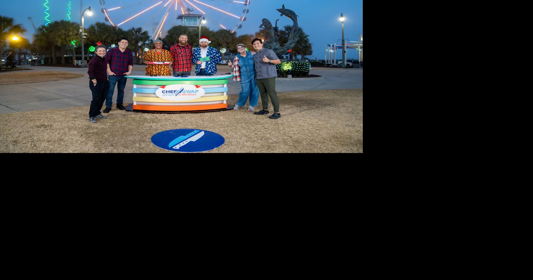 "Chef Swap at the Beach" Christmas Special Brings Myrtle Beach's Food Scene to Cooking Channel Dec. 20