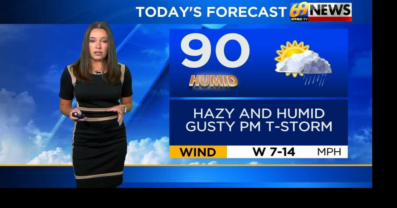 Muggy and stormy weather staying | Weather | wfmz.com