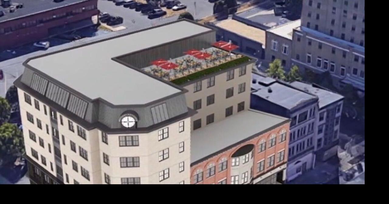 Easton's Commodore building tops out; new details revealed Lehigh