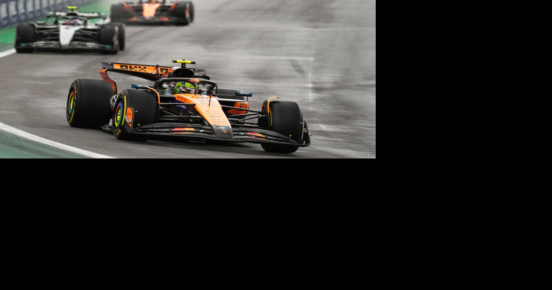 Norris extends F1 advantage over Piastri in Brazil. Verstappen says he can 'forget' title hopes