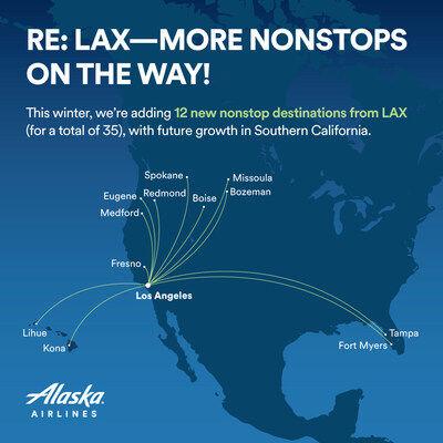 Alaska Airlines Adds 12 New Destinations In 2020 From Lax News