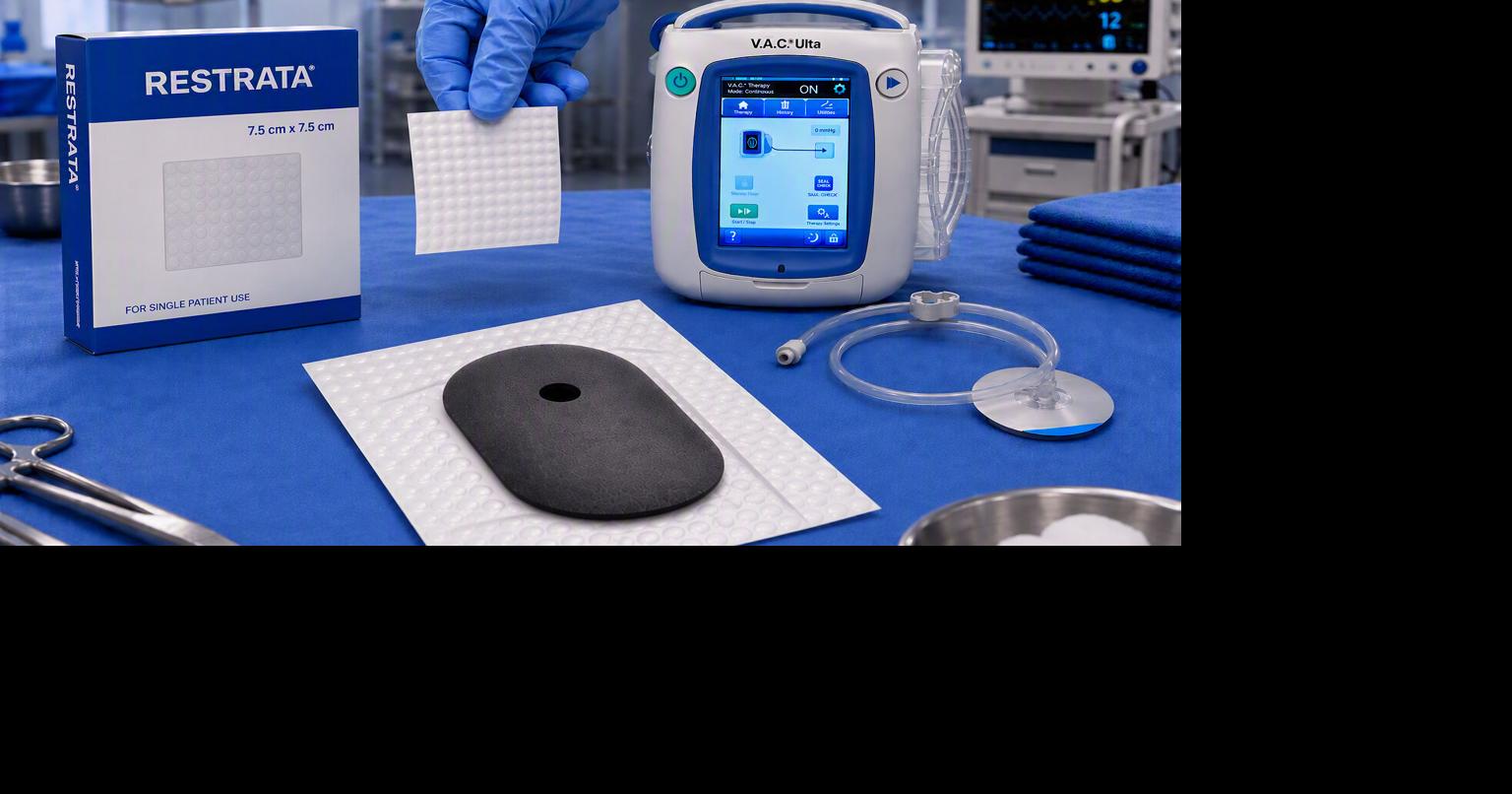Solventum Announces FDA 510(k) Clearance for Combined Use of Restrata™ Matrix and Solventum™ V.A.C.® Therapy*
