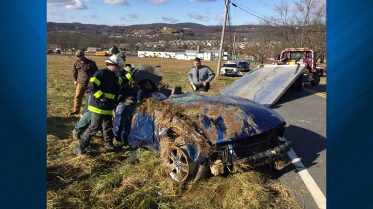 One injured in Berks County rollover crash | Berks Regional News | wfmz.com