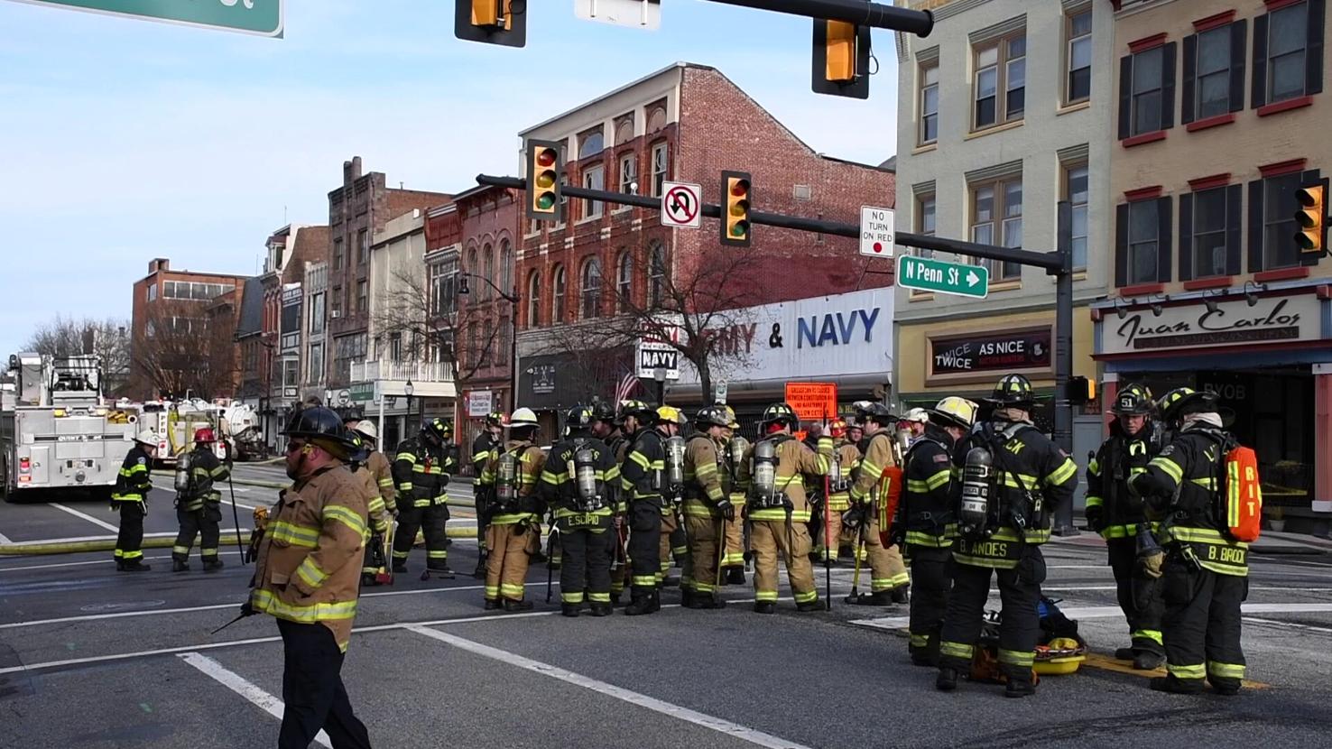 Underground fire, explosion reported in downtown Pottstown