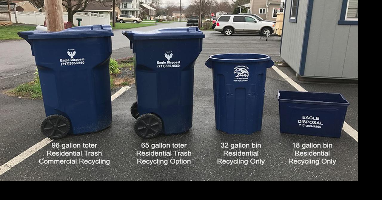 Spring Township residents line up to trash new waste cans