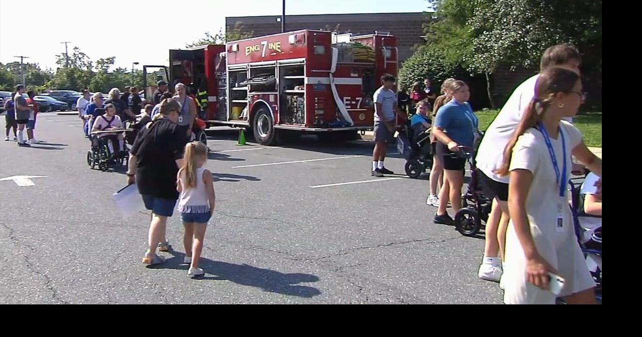 Colonial intermediate unit 20 students meet local firefighters police