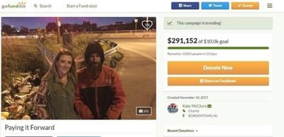 Homeless man charged in GoFundMe scheme pleads guilty | News | wfmz.com