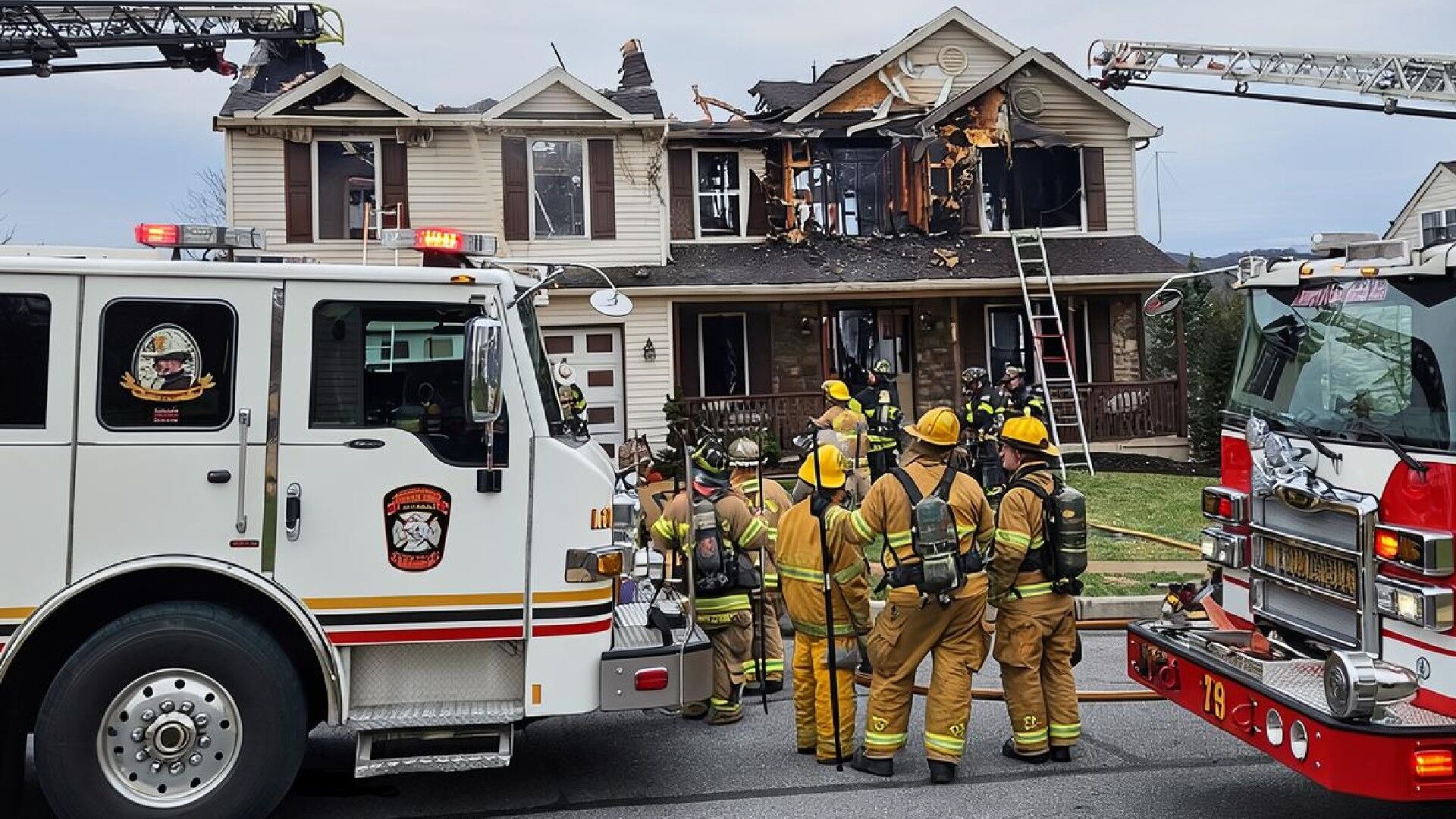 Two-alarm fire causes severe damage to Wernersville home | Berks ...