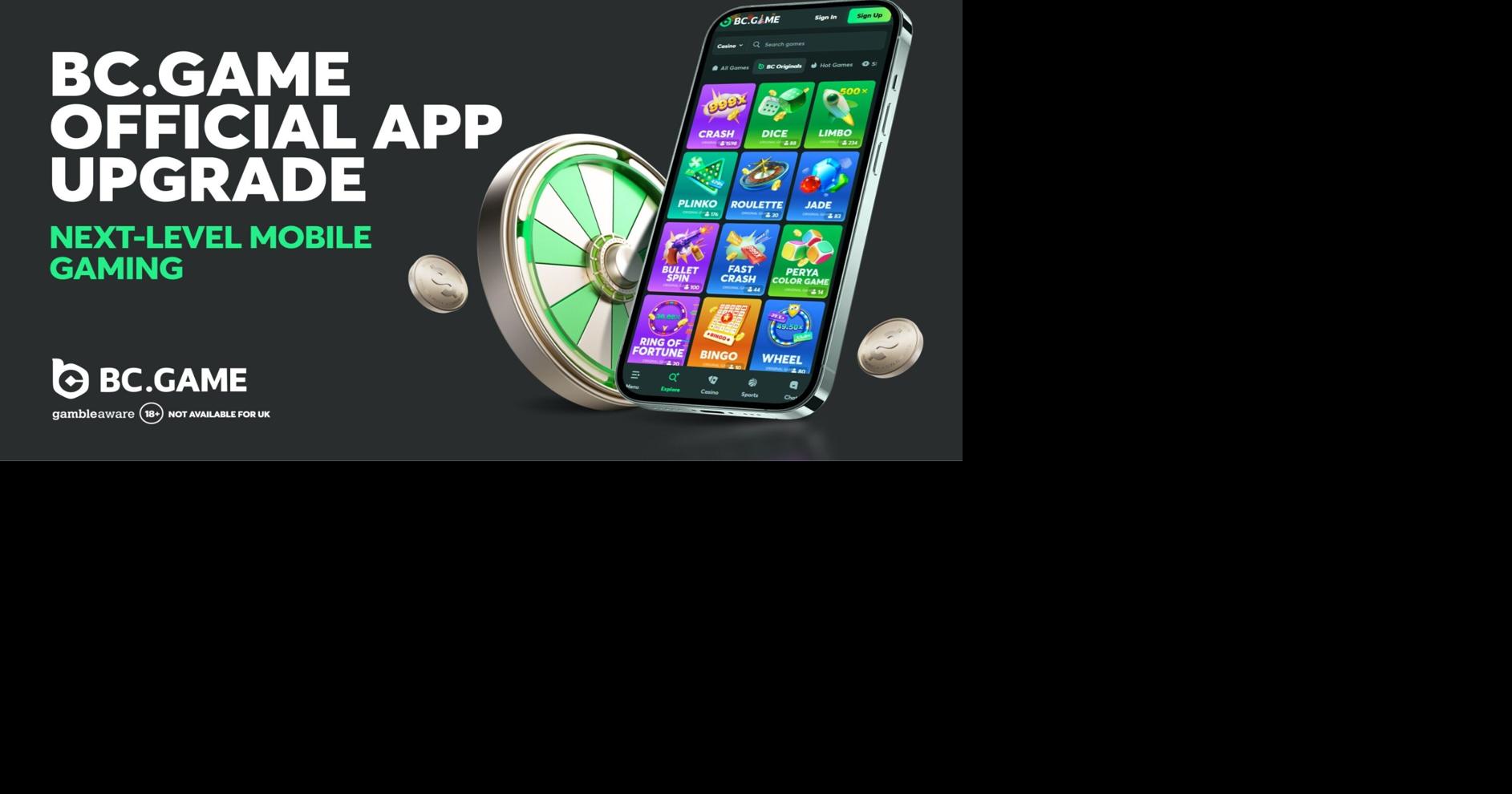 BC.GAME Official App Upgrade Brings Faster Navigation, Cleaner UI, and Smoother Gameplay