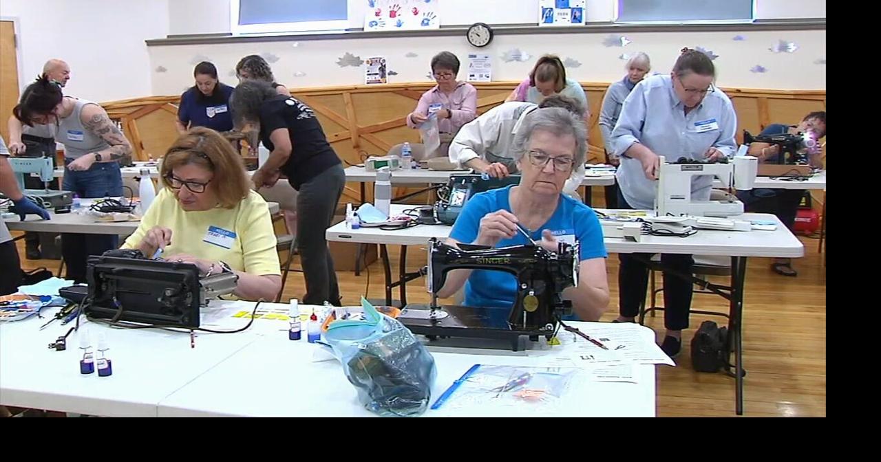 Sewing Peace: Sewing machine fixing workshop aims to have global impact ...