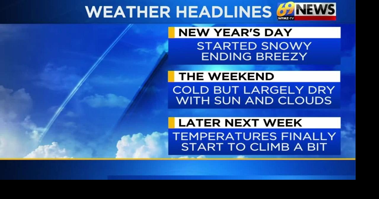Seasonably chilly and dry into the first weekend of 2026 | Weather ...