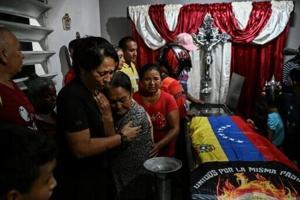 Fear vies with sorrow at funeral for Venezuelan political prisoner