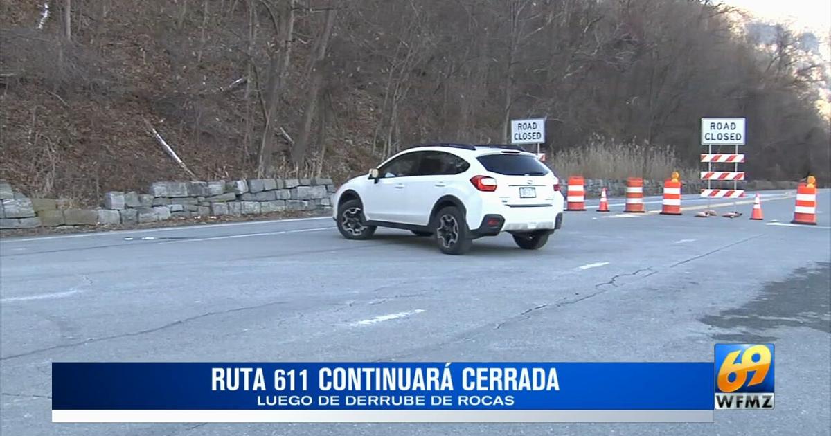 Route 611 will remain closed after rock slide |  69 News Spanish Edition