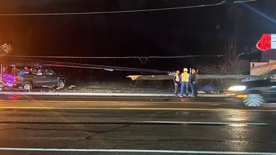 Vehicle crashes into utility pole on Route 309 in Coopersburg | Lehigh ...