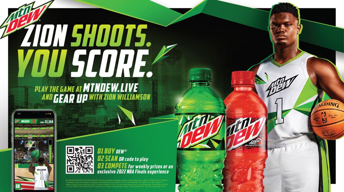 Zion Williamson Challenges The Internet To A Basketball Shootout In New Mountain Dew Mobile Game News Wfmz Com