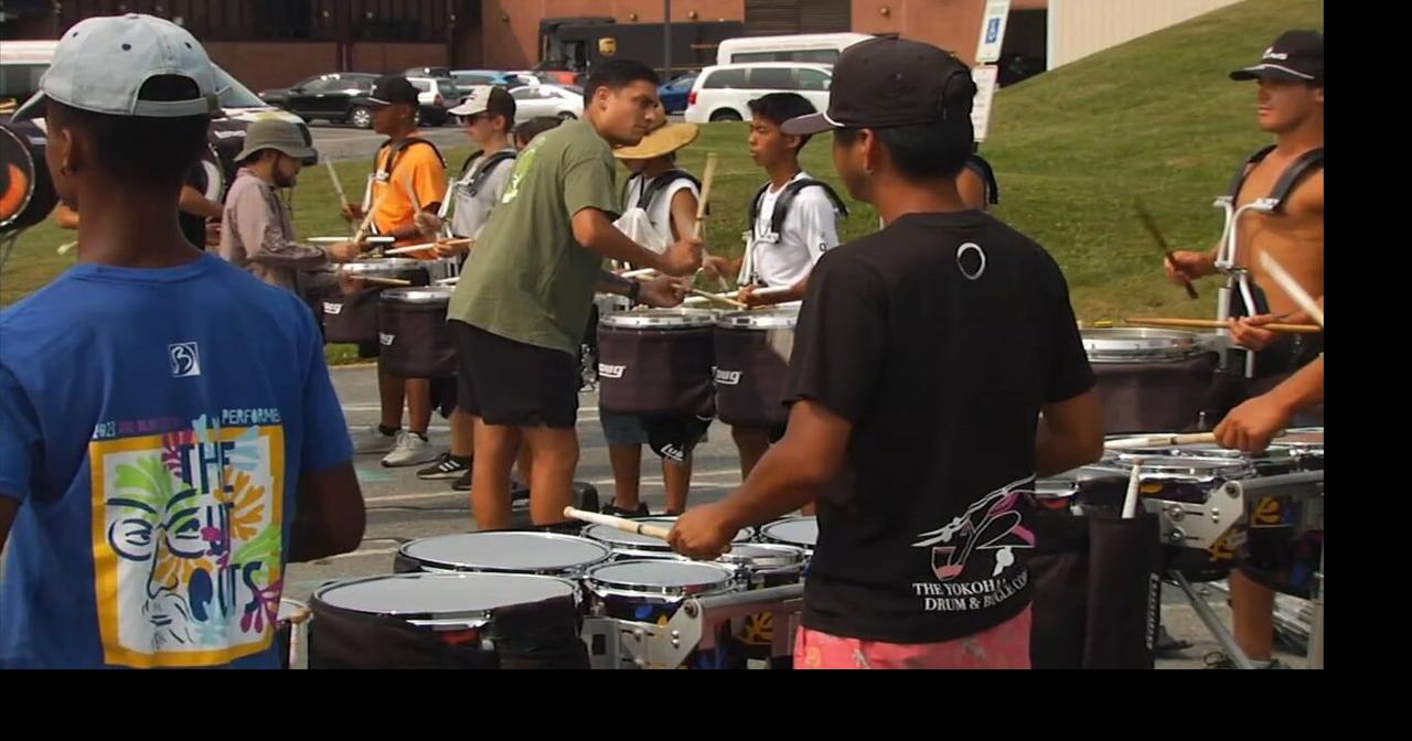 World champion drum and bugle corps marches in Hamburg ahead of