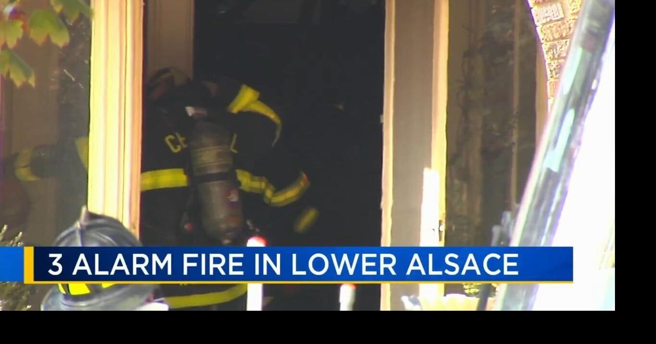 Crews battle three-alarm fire in Lower Alsace Twp. | Berks Regional ...