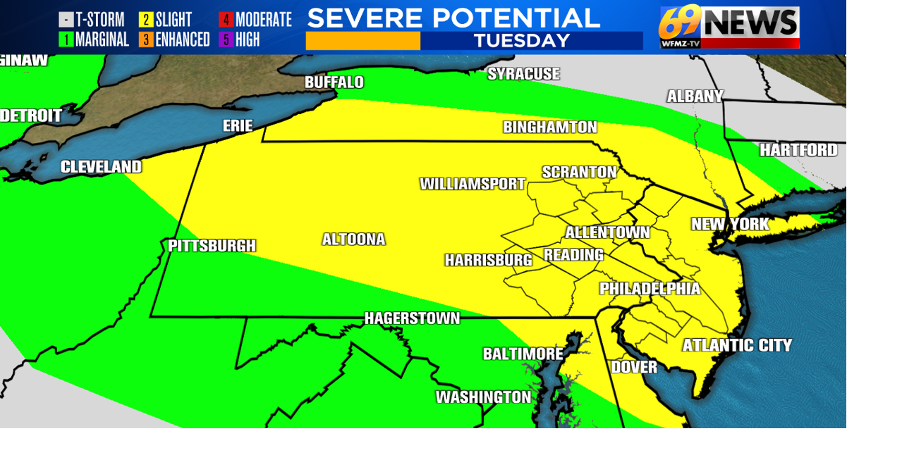 Severe thunderstorm watch through midnight...watch out for a few gusty storms