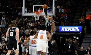 Champagnie, Wemby lead Spurs comeback in Knicks thriller