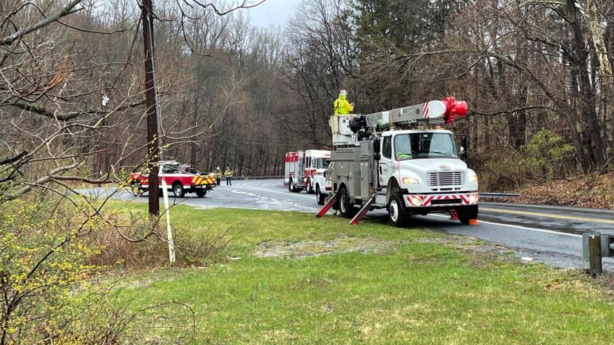 Downed poles and wires disrupt power for customers in Berks, closes