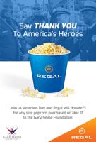 On November 11, Visit Regal to Celebrate America's Veterans with Popcorn and Movies