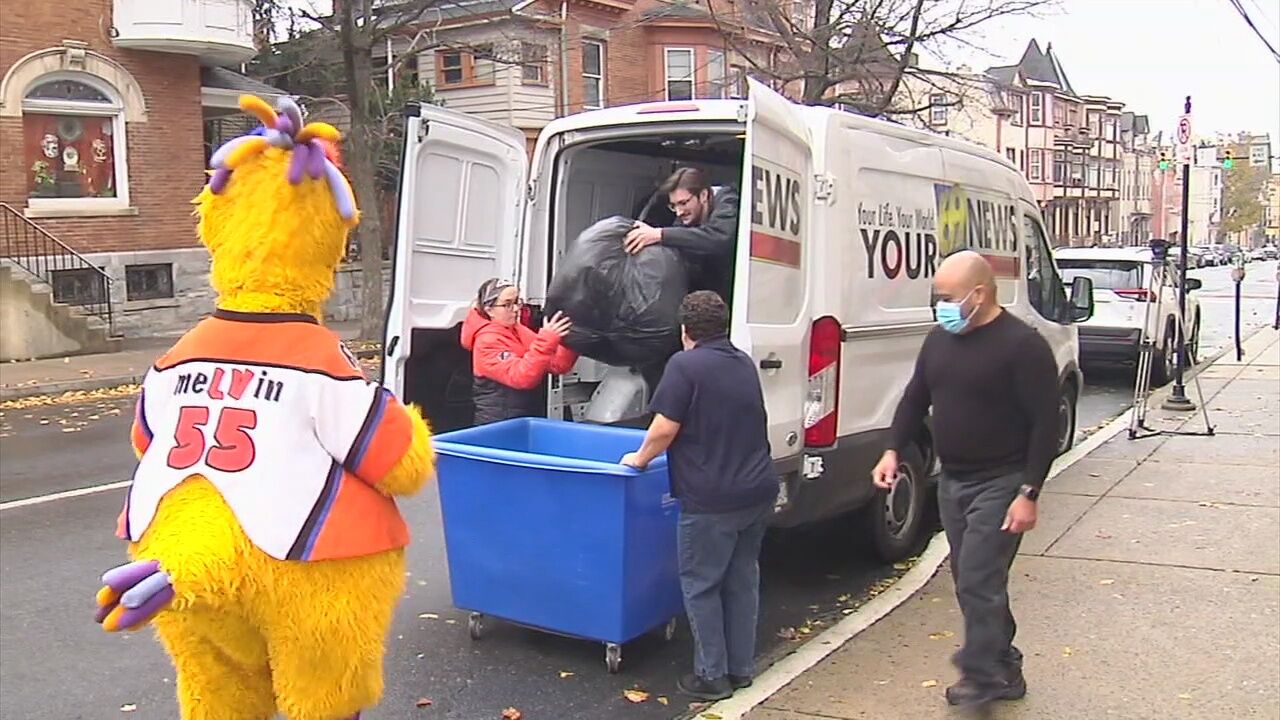 WFMZ Delivers 1300 Coats Collected At Coat Drive To Salvation Army ...