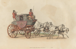 Example of 19th century stagecoach