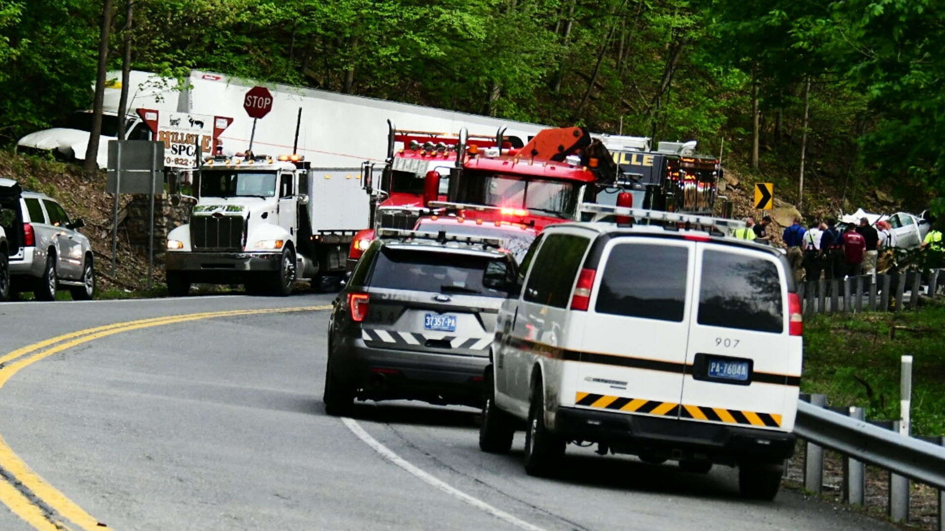 1 dead, another flown to the hospital after crash in North Manheim Twp ...