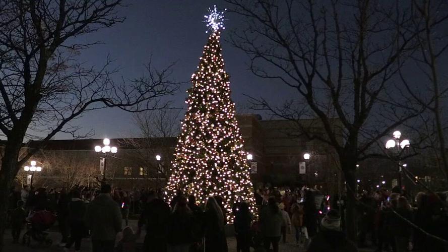 Christmas tree lighting celebration held in Allentown Lehigh Valley