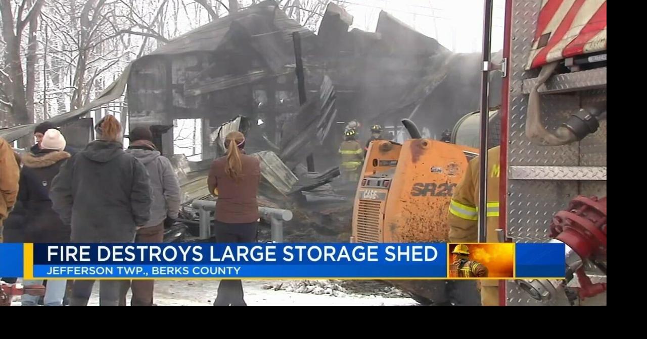 Early morning fire destroys building in Jefferson Twp. | Berks Regional ...