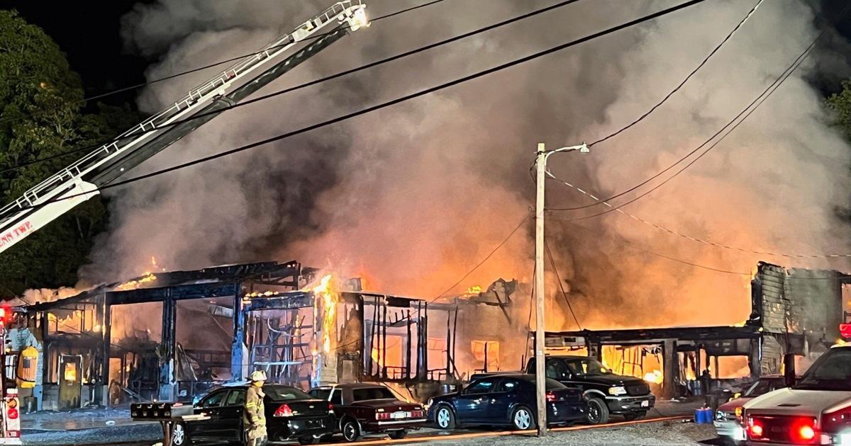 Fire that destroyed auto body shop may have been started by DUI crash into pole | Poconos and Coal Region