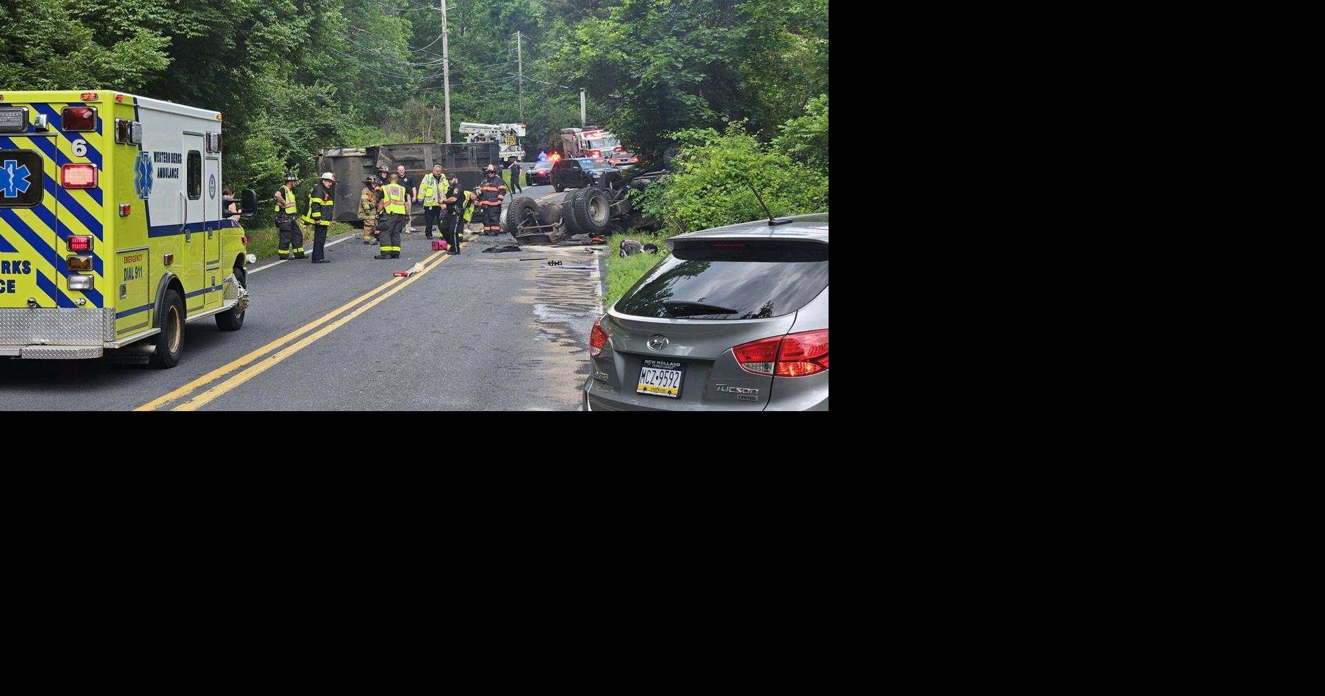 Crash involving overturned vehicle closes Spring Twp. road – 69News WFMZ-TV